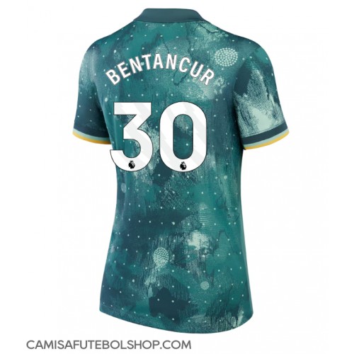 Camisa de time de futebol Tottenham Hotspur Rodrigo Bentancur #30 Replicas 3º Equipamento Feminina 2024-25 Manga Curta